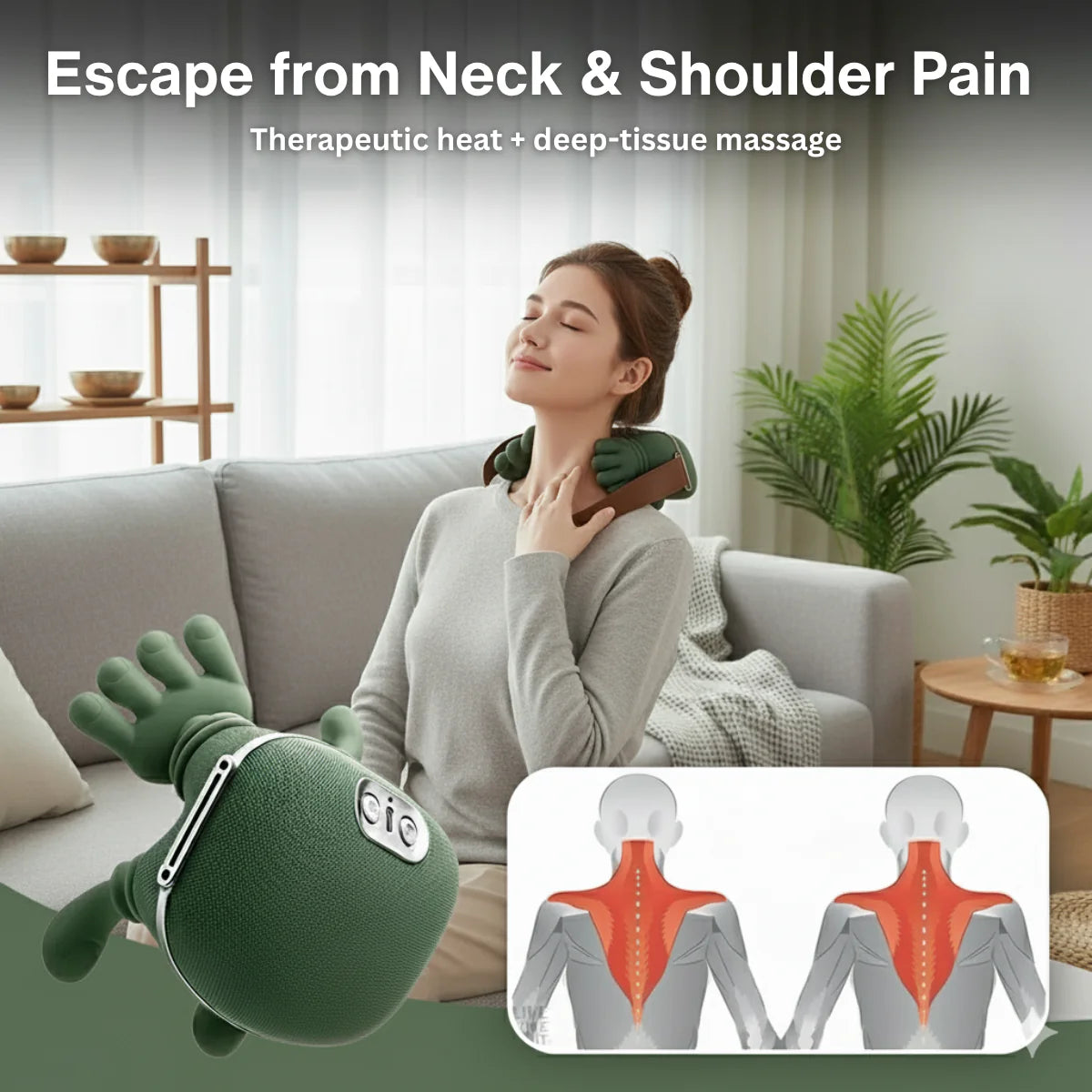 Escape from neck and shoulder pain